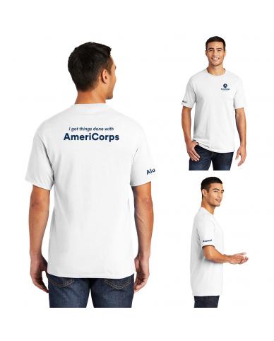 AmeriCorps NCCC Men's Alumni Short Sleeve T-shirt (White)