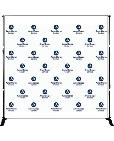 AmeriCorps Seniors Step and Repeat (8ft X 8ft)