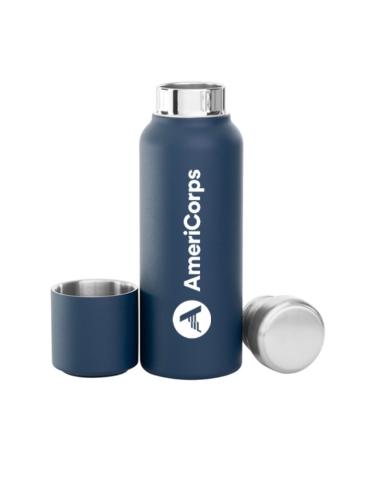 Public Health AmeriCorps Navy Stainless Steel Thermal Bottle