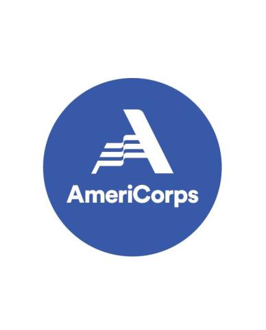 AmeriCorps CRU Stickers 100 per roll