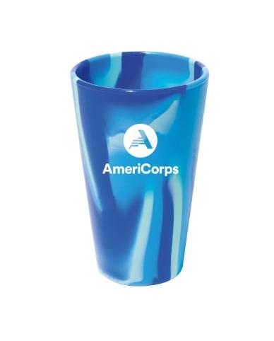 AmeriCorps VISTA Silicone Cup (16 oz)