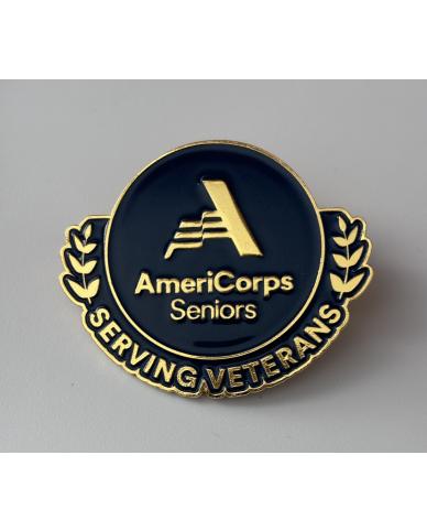 AmeriCorps Seniors Serving Veterans Lapel Pin