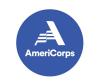 AmeriCorps 3" Round Stickers (Sold Individually)